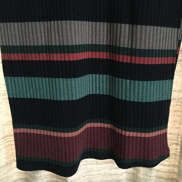 NWOT Retro Striped Shirt Dress - Picture 6 of 16